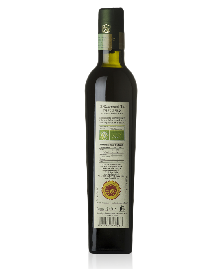 olio extravergine dop Bio Terre Siena 50cl