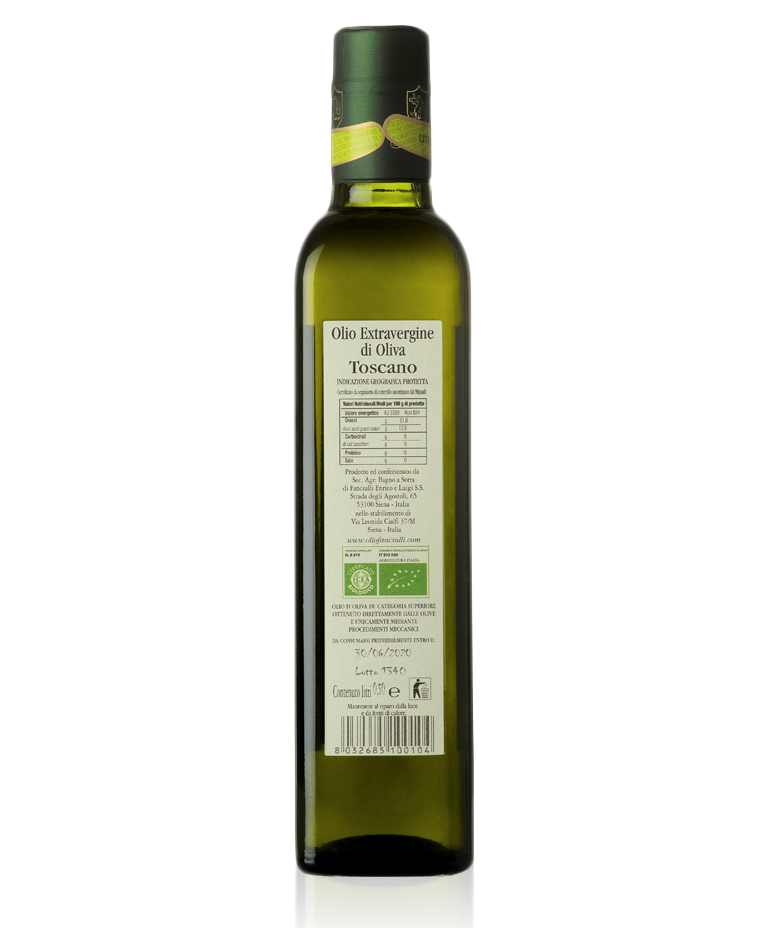 olio extravergine igp Bio toscano