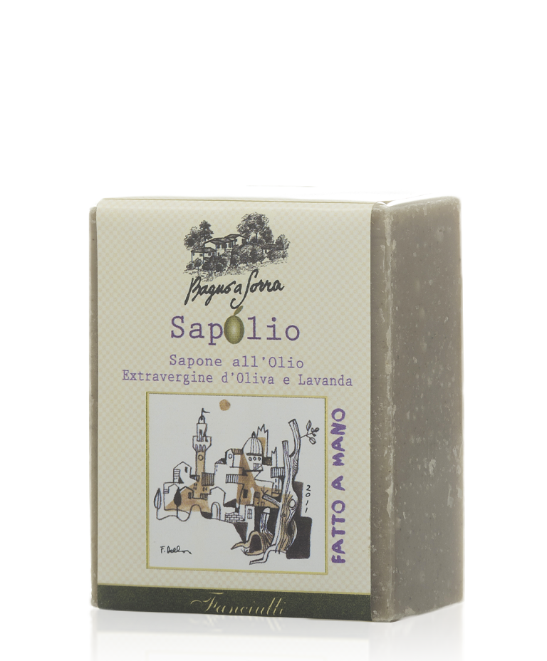 Sapone all'olio extravergine d'oliva e lavanda