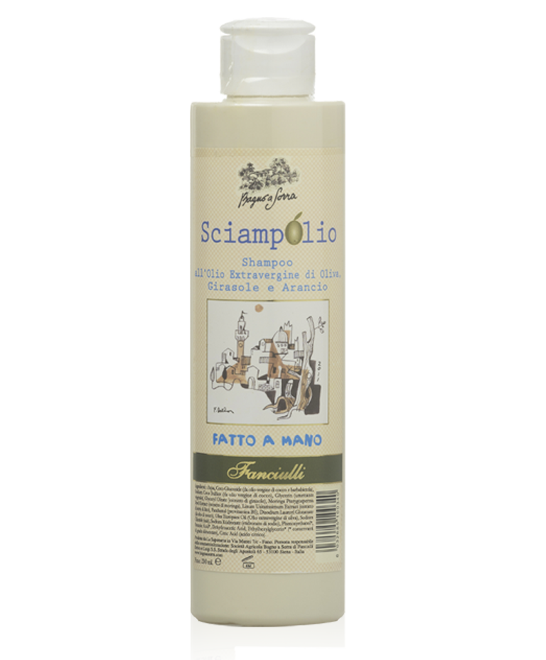 Shampoo all'olio extravergine d'oliva biologico