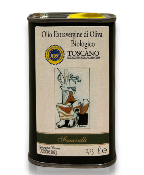 Tuscan Organic Extra Virgin Olive Oil IGP 250ml Can