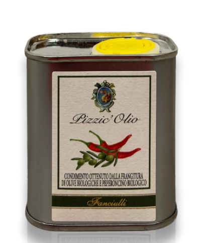 Olio extra Vergine di oliva e Peperoncino Lattina 100ml